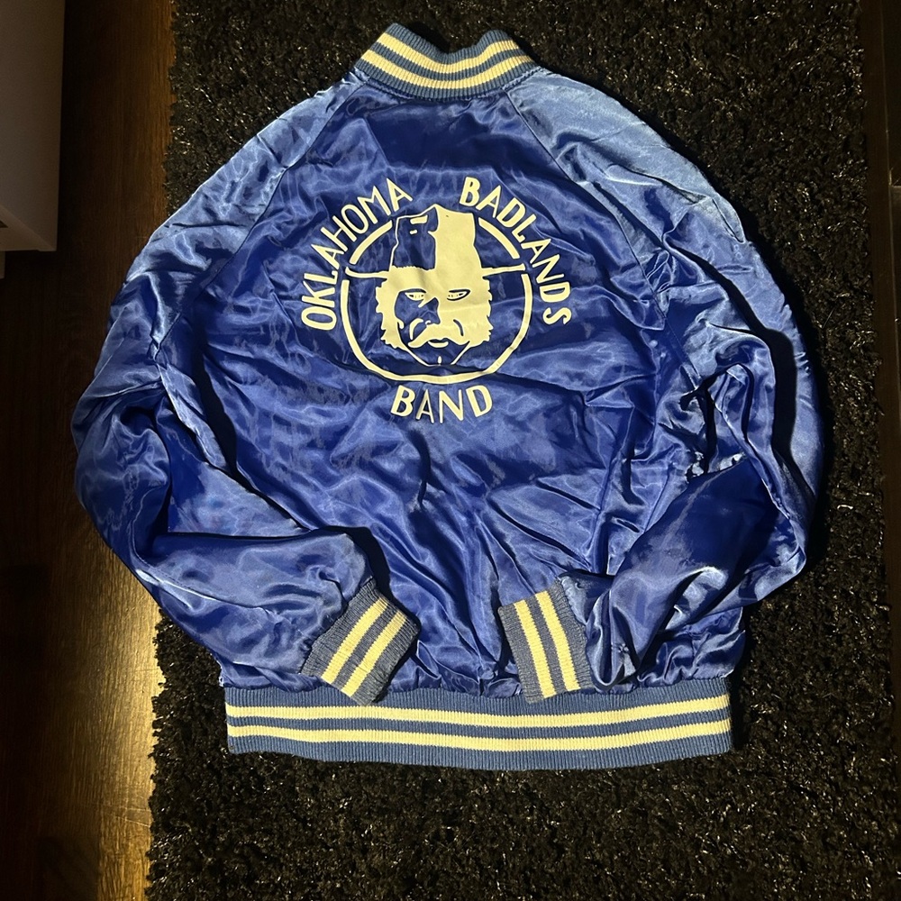 Oklahoma Badlands Band Blue Jacket